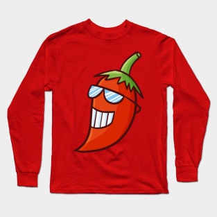 Summer Red Chili Long Sleeve T-Shirt